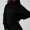 thumbnail image 4 of 2024 Diosa Yoga Weekend Escape Jogger Set Waffle Weekend Escape Cuello simulado Manga larga Color sólido Camisa de moda casual, 4 of 5