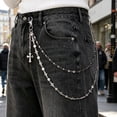 thumbnail image 2 of XIUDA Y2K Cross Vintage Chain Pant Chain for Men Punk Jean Chain for Women Pocket Chain for Pants Wallet Chain, 2 of 7