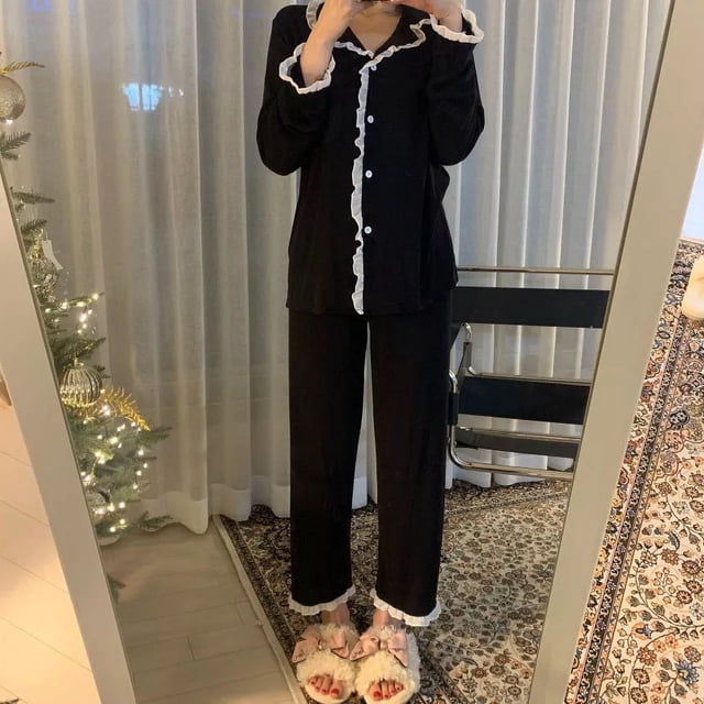 Pijama De Mujer Pantalones De Pijama De 2 Piezas