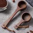 thumbnail image 4 of Hearth & Gear Coffee Spoons Wooden Tablespoon Wooden Coffee Ground Spoon Measuring For Ground Or Tea Soup Cooking Mixing Stirrer Kitchen Tools Utensils 1 Wooden Tea Dinning Room Table Setting round, 4 of 4