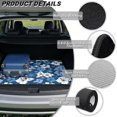 thumbnail image 6 of Yuyamidu Blue Hibiscus Car Trunk Mat, 29 x 39 Inch Universal Fit All Weather Cargo Liner, Non-Slip Rear Trunk Mat, Stain Resistant Machine Washable Auto Interior Accessory, 6 of 7