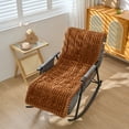 thumbnail image 5 of Eurhowing Corduroy Chaise Lounge Cushion, 71x22x3 Inch Thick Lounge Chair Cushion with Non-Slip Backing, Soft Plush Pad for Recliner Rocking Chair, Coffee, 5 of 8
