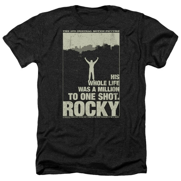 Rocky - Silhouette - Heather Short Sleeve Shirt - X-Large