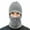 Gray, variant on Spencer 2 In 1 Men Winter Warm Balaclava Beanie Hat Scarf Knit Caps Windproof Conjoined Sleeve Wool Cap Zipper Neck Warmer Ear Protector "Black"