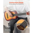 thumbnail image 3 of KFFKFF Classical Guitar, 30 Inch, Wood Classical Guitar Starter Kit for Beginners, with Nylon Strings, Gig Bag, Strap, Tuner, Extra Strings, 3 of 9