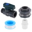 EarthMinded DIY Rain Barrel Diverter & Parts kit (barrel not included