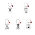 thumbnail image 4 of Guardurnaity Llavero 2022 Accesorios de adorno Colgante de moda Quitar creativamente Acero inoxidable Graduación Amistad Accesorios de disfraces Plateado 2.2# Guardurnaity AP014019-02, 4 of 6