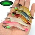 thumbnail image 2 of 8PC Shrimp Luminous Bait Set with Rotating Beads and Artificial Glow for Saltwater and Freshwater Fishing, 2 of 9