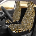 thumbnail image 2 of Xecao Leopard Print Car Seat Cover in That Fits Most Cars, Vans, SUVs, and Trucks., 2 of 7