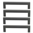 thumbnail image 4 of Manijas cuadradas para gabinetes, 4 juegos de manijas para gabinetes, manijas para armarios de acero inoxidable, tiradores para gabinetes de cocina, ingeniería de precisión, 4 of 8