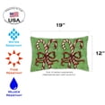 thumbnail image 2 of Toland Home Garden Set of 2 Candy Cane Welcome Winter Pillow Covers 12x18 Inch Christmas Throw Pillows, 2 of 4