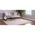 thumbnail image 4 of Unique Loom Davos Shag Soft & Cozy Area Rug 10' x 10' Square Linen, 4 of 5