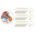 thumbnail image 3 of Llavero de 30 piezas con cadena y llavero con cadena de piezas llavero , artesanía de - 25mm_White se describe Yotijar Anillos de llavero, 3 of 9