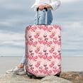 thumbnail image 3 of Lsque Summer Flamingo Printed Luggage Cover, Travel Luggage Protector,Scratch and Dirt Resistant, Fits 18-32 Inch Luggage - X-Large, 3 of 9