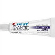 Crest 3D White Fluoride Anticavity Toothpaste 0.85 oz - (Pack of 2)