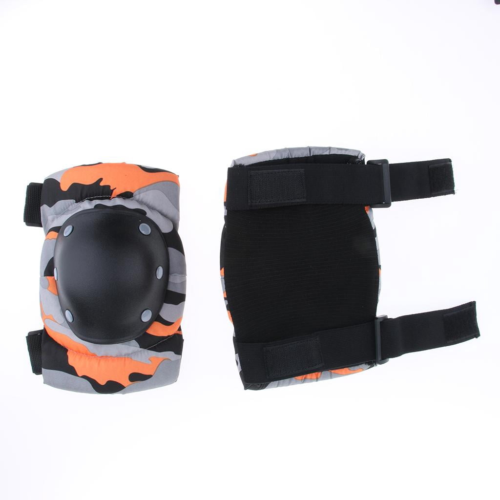 1 Piece Adult Elbow Knee Pads for Roller Skating Scooter Skateboard Climbing Cycling Accessory Orange L