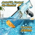 thumbnail image 4 of WonderStone Electric Water Blaster for Adults, Automatic Waterproof Squirt blaster, Long Range (26-32ft), Perfect for Kids Ages 8-12, Ideal for Outdoor Pool & Beach Games，Blue, 4 of 10