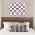 thumbnail image 3 of USA Flag Print Donuts Tapestry for Bedroom - Tapestry Wall Hanging Wall Tapestry for Dorm Wall Decor Home Decoration , Aesthetic Funny Tapestry 29 x 37in, 3 of 5