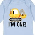 thumbnail image 4 of Inktastic 1st Birthday Construction Truck Boy Boys Long Sleeve Baby Bodysuit, 4 of 5