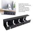 thumbnail image 3 of Under Desk Cable Holder, Under Desk Cable Management Tray Large Capacity Easy Installation  For Table, 3 of 8