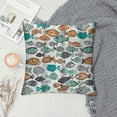 thumbnail image 2 of Autua Fish Pattern Graphic Decorative Pillow Cover for Home Couch Living Room Bed Sofa, 1PC 12x12in, 2 of 5