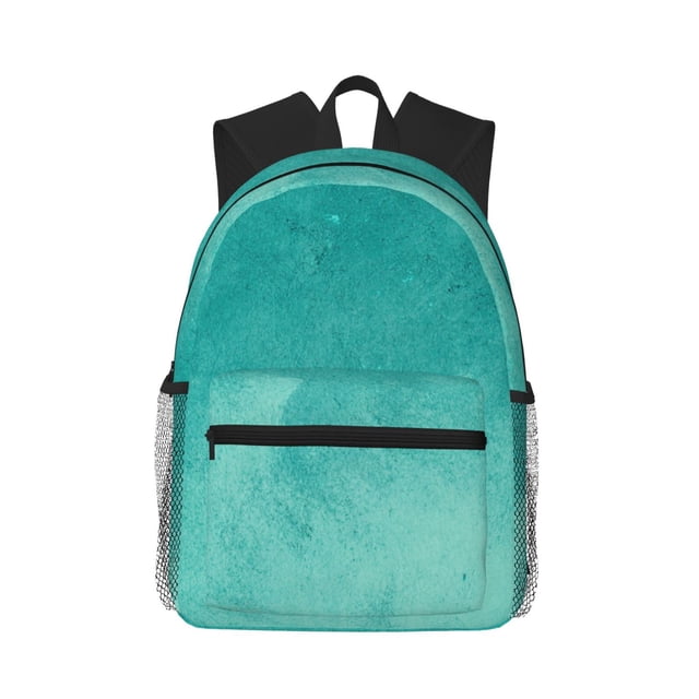 Fotbe Teal Turquoise1 Mochila Ligera Casual para Laptop para Hombres y Mujeres, Mochila Impermeable de Uso Diario, Mochila para Universidad