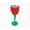 Red, variant on WEUVEB Red Plastic Wine Glasses Rose Shaped Reusable for Home Parties