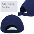 thumbnail image 5 of Glory Max Plain Solid Baseball Cap Sun Visor Adjustable Ball Hat Navy, 5 of 5