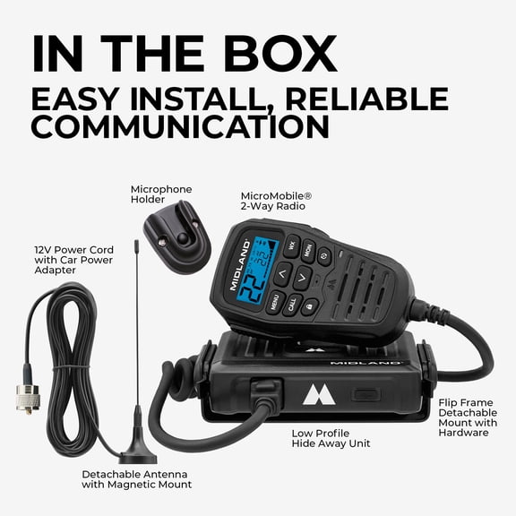Midland MicroMobile GMRS 2-Way Radio MXT275