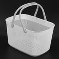 thumbnail image 4 of PENGXIANG Plastic Hand Basket Bathroom Storage Baskets with Handle Household Storage Tools Large Capacity, 4 of 8