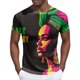 thumbnail image 1 of Tops para hombre, blusas y camisas de manga corta con cuello redondo para hombre Camisa de manga corta estampada para hombre Top/camisa de manga corta con cuello redondo Tops para hombre, 1 of 4