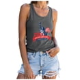 thumbnail image 5 of UngA USA 250th Anniversary Shirt American Flag Tank Top for Women We The People Graphic Tee 4th of July Patriotic Shirt Memorial Day Gift Sleeveless Shirt (Grey,S), 5 of 8