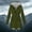 Army Green, variant on Womens Waterproof Jacket Striped Lined High Low Hem Hooded Windbreaker Outdoor Coat Green Size 2XL