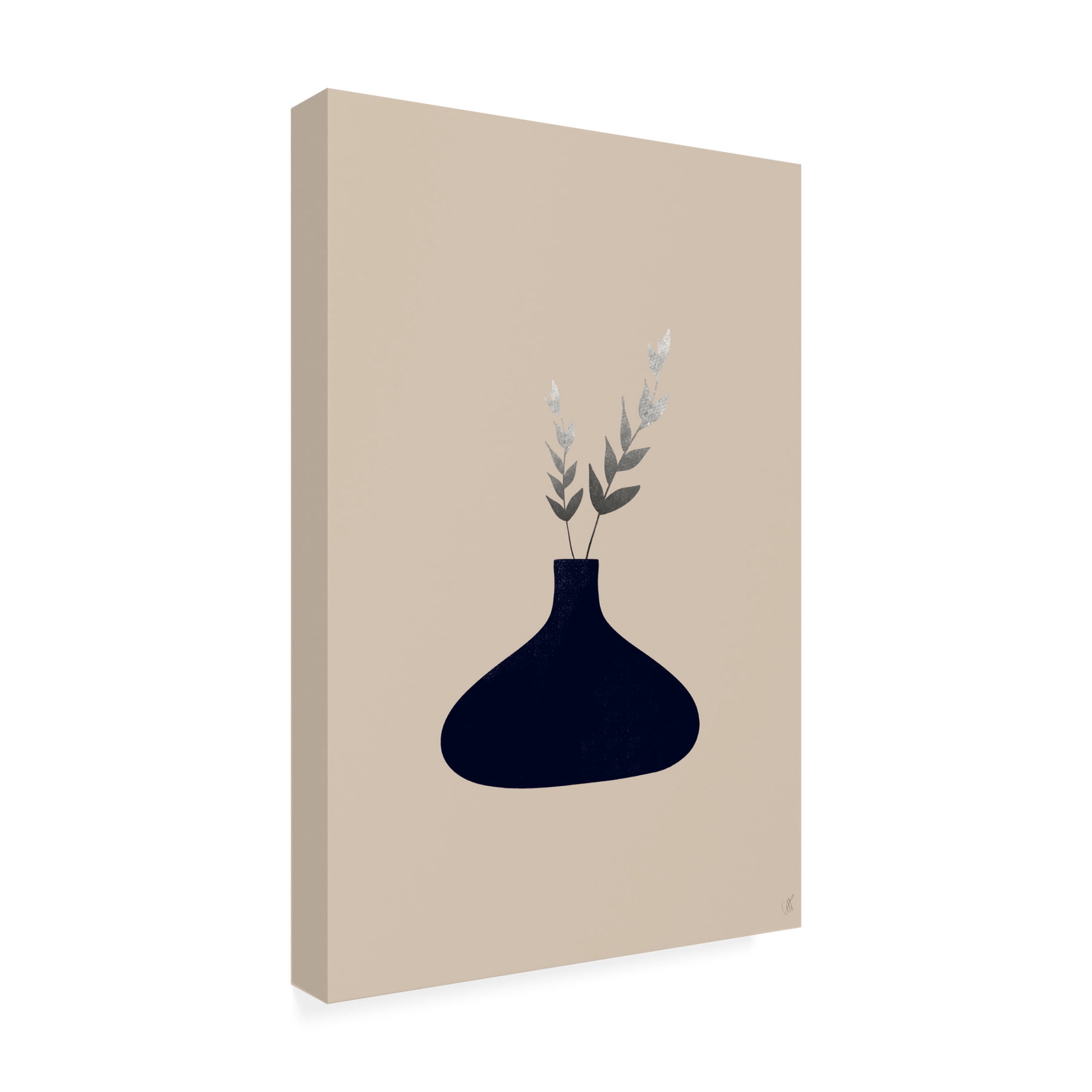 Canvas Wall Art - Anne-Marie Volfova 'Vase' Wall Art for Living Room, Bedroom, or Office D?cor by Trademark Fine Art - 22 x 32 Inches