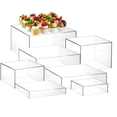 thumbnail image 1 of Leinuosen 7 Pcs Large Buffet Risers Set 6" to 12" Acrylic Display Box Catering Dessert Table Riser Food Display Decorative Stand with Hollow Bottom f, 1 of 7