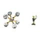 thumbnail image 1 of Esfera decorativa de rana camarera para mesa, ideal para escritorio, oficina, estantería, sala de estar, chimenea, entrada o como regalo de cumpleaños, 1 of 8