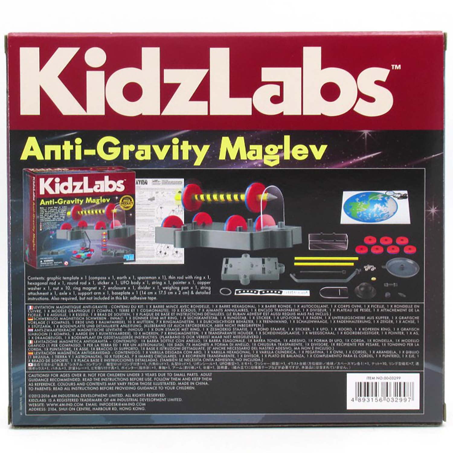 4M: KidzLabs: Anti-Gravity Maglev - 7 Physics Projects, Anti