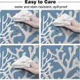 thumbnail image 6 of Blue Coral Coastal Round Tablecloth 60 Inch - Summer Beach Waterproof Fabric Table Cloth Protector, Ocean Seaside Nautical Tablecloths Washable Table Cover for Kitchen Coffee Table Party, 6 of 6