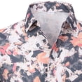 thumbnail image 4 of Qiopertar Liquidation à Moins de 5$ Chemise Décontractée Hawaïenne à Col Rabattu Imprimé Manches Courtes Boutonnée en Solde, 4 of 5