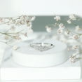 thumbnail image 4 of Diamond Cluster Promise Engagement Ring for Women (HI-SI Grade), 925 Sterling Silver, US 4.00, 4 of 7