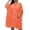 Orange, variant on Women's Plus Size Mid-Length Sun Protection Cover Up Casual Hollow-Out Cardigan Swimsuit Coverup Summer Beach Dress