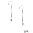 thumbnail image 2 of Delight Jewelry Silvertone Cowboy Hat - Silver-tone Long Sparkle Dangle French Earrings, 2 of 4