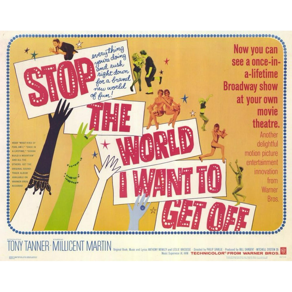Stop the World I Want to Get Off movie POSTER (Style A) (11" x 14