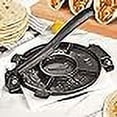 thumbnail image 3 of ARC Tortilla Press 6.5 inch, Cast Iron Tortilla Maker, Heavy Duty Tortillera Pataconera, Flour Tortilla Press, Roti Maker, Taco Maker, Taco Press, Black Gray, 3 of 5
