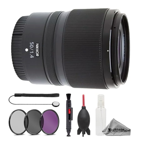 Nikon NIKKOR Z 50mm f/1.4 Lens - 7pc Essentials Bundle (International Version)