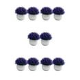 thumbnail image 2 of Guardoinrt 2piece Potted Simulation Plants Adding Beauty And Style To Any Setting Durable Pot Bonsai Ornament purple 5Set, 2 of 6