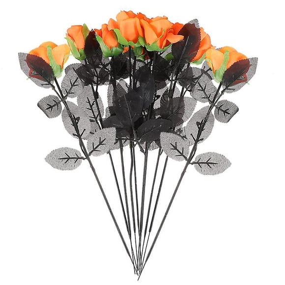 Decoraciones de Halloween Allinless 10 piezas flor rosa forma globo ocular