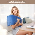 thumbnail image 3 of SUNNY HEAT Electric Heating Pad 12x24 inches, Soft Flannel, Targeted Muscle Pain Relief, 5 Heat Settings with Auto Shut off, Haze Blue (1 Piece), 3 of 5