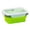 Green, variant on WEGFTDUOP Foldable Microwave Lunch Box,1Pc Multi-color Food-Grade Silicone Storage Box,Lightweight Portable Outdoor Bento Box,Oven Freezer Safe for Home Bar Hotel Cake Ice Cream Meal Storage