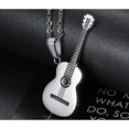 thumbnail image 4 of Collar de púa de guitarra Sailing con cadena ajustable estilo musical Hip Hop, 4 of 4